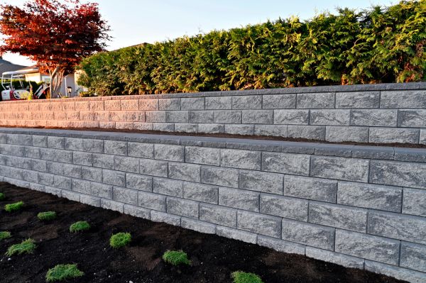 Concrete Retaining Wall Installation in Dacula
