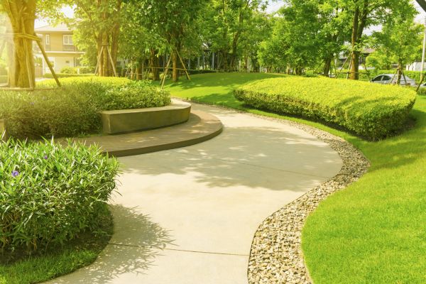 Cement Walkway Installation in Dacula