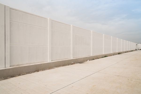 Concrete Fence Construction in Dacula