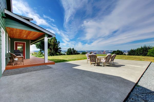 Backyard Concrete Paving in Dacula